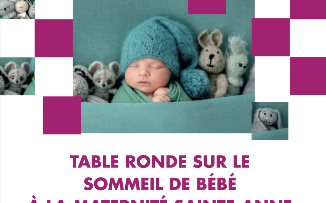 20 octobre : table ronde sur le sommeil de bébé